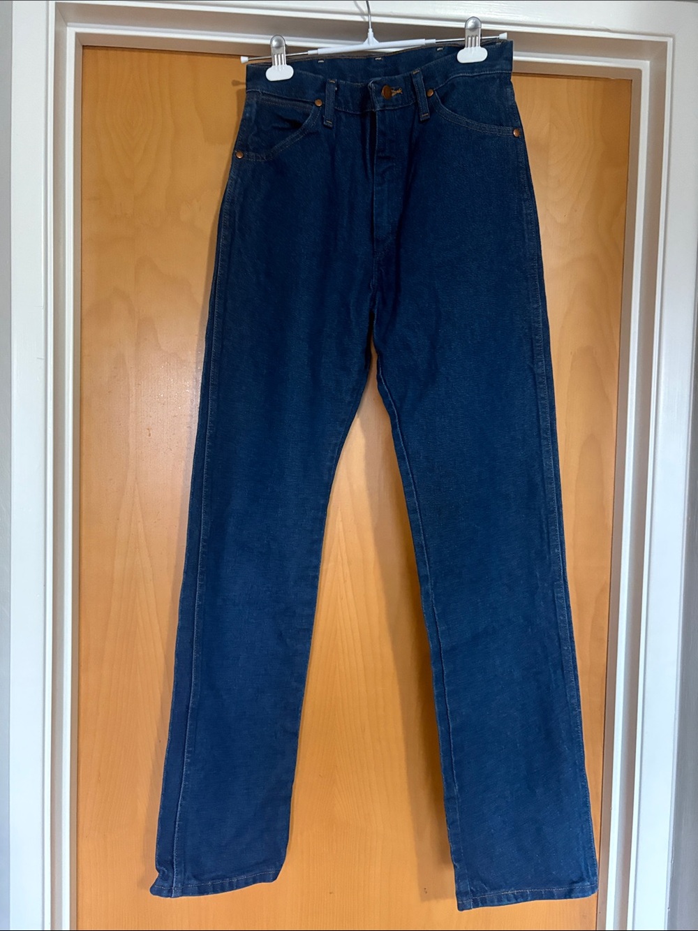 Wrangler Dark Blue Women's Straight Jeans